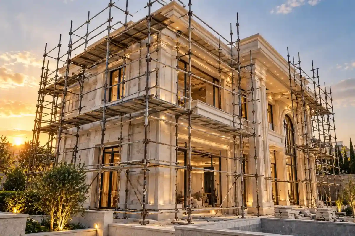 داربست ویلاا در لواسان